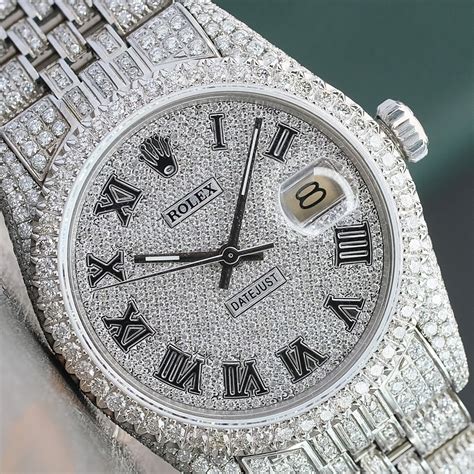 replica iced out men's ap watches|rolex iced out watch.